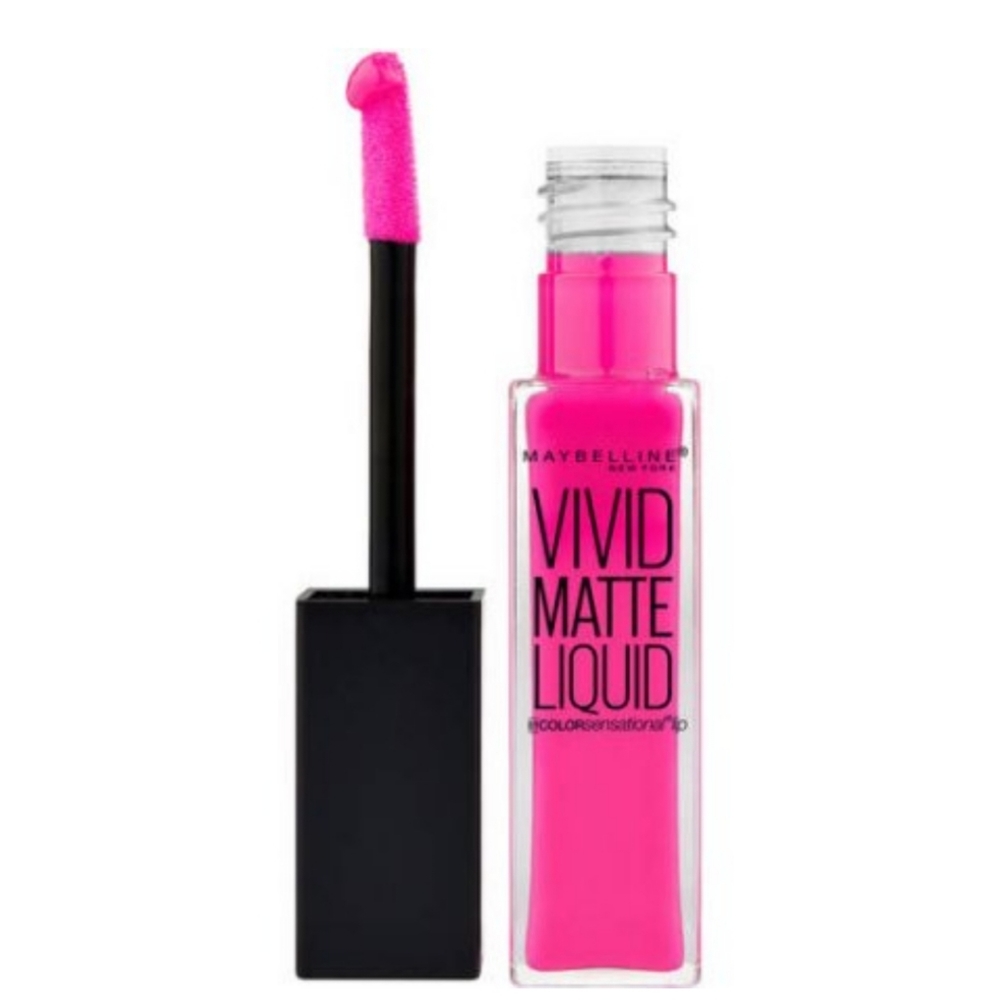 NWT MAYBELLINE VIVID MATTE LIQUID LIP N°20 ELECTRIC PINK!